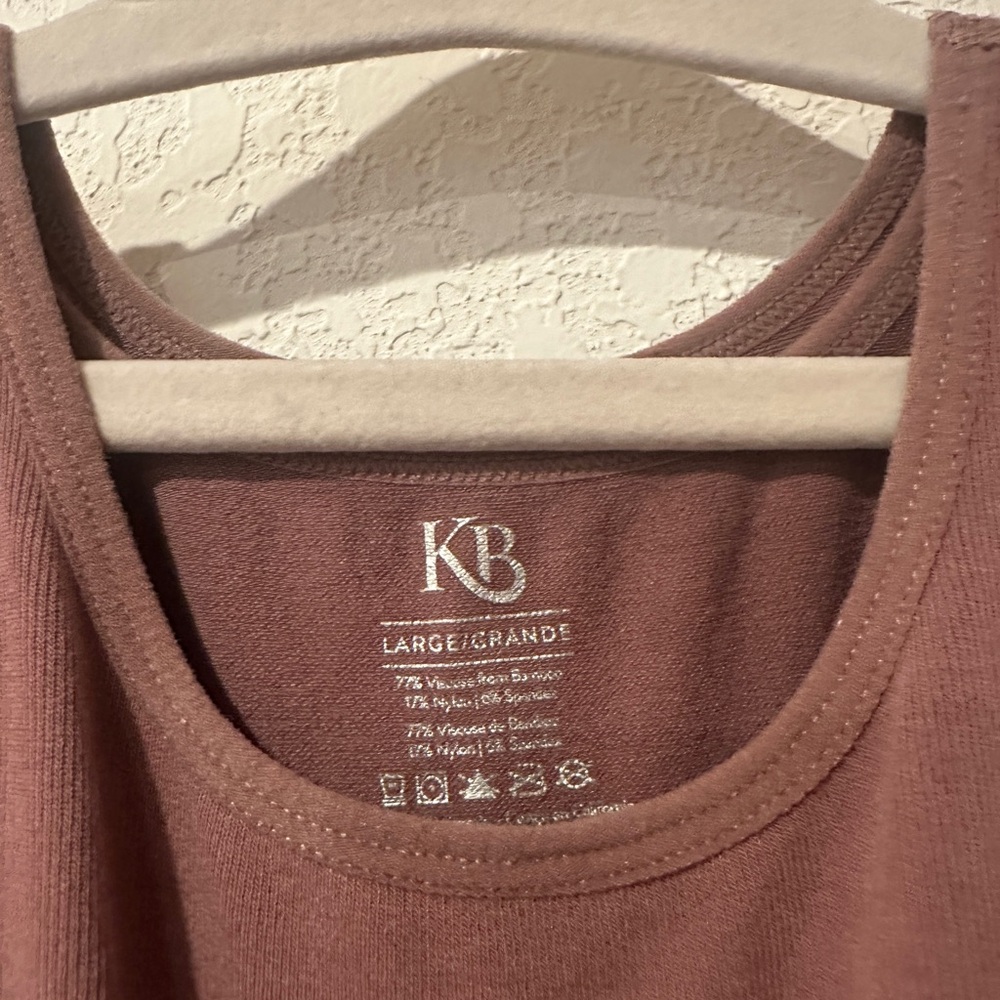 Kindred Bravely Mauve Sublime® Bamboo Maternity & Nursing Longline Bra Top - Picture 2 of 5